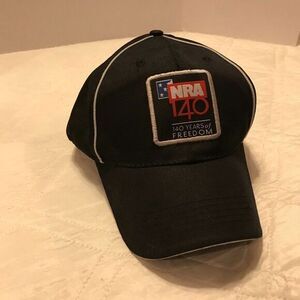 NRA 140 Years‎ of Freedom black baseball cap